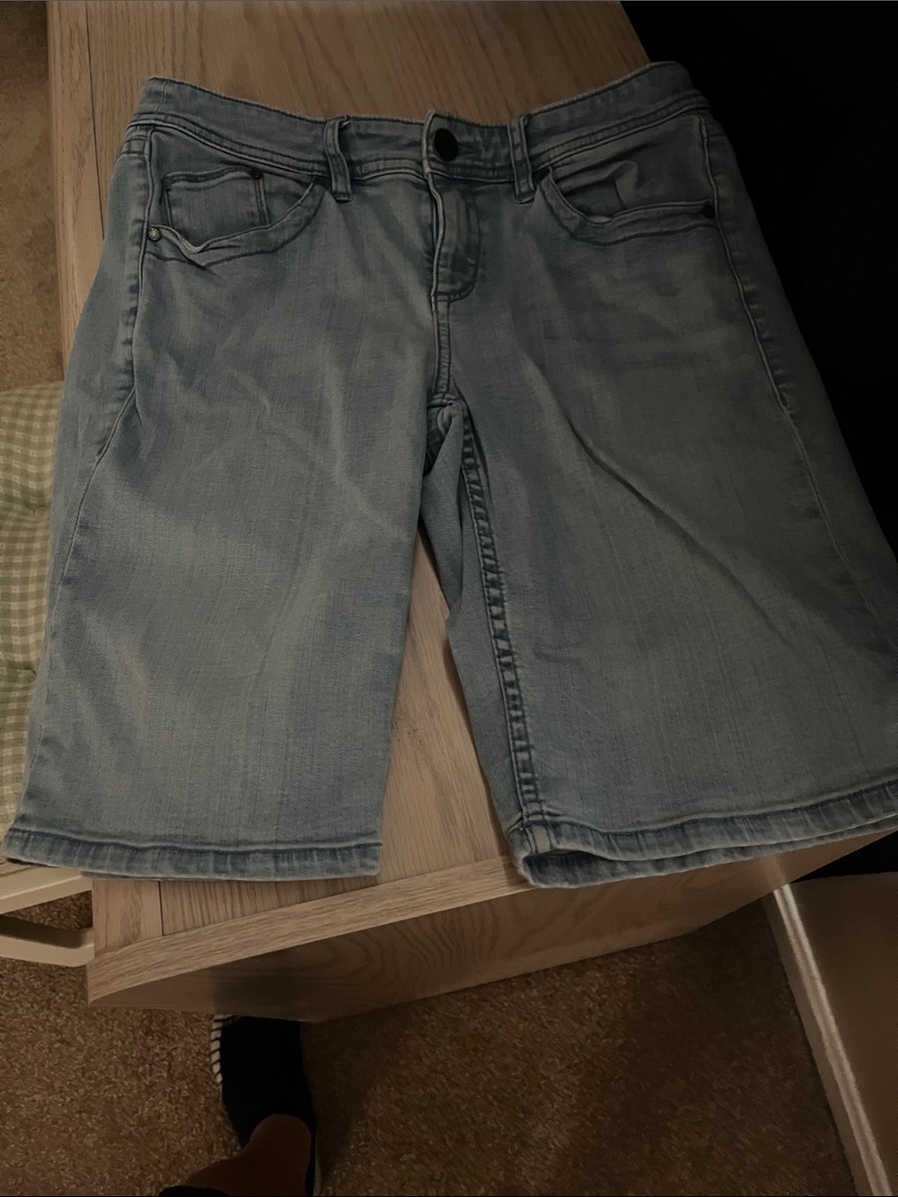 Tommy Bahama Light Blue Denim Bermuda Shorts